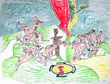 Le Veau D'Or Limitierte Auflage von Roberto Matta