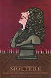 3eme Centenaire Molière Collectable Print by Raymond Savignac