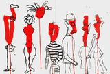 Dlm156 - Personnages Sammlerdrucke von Alexander Calder