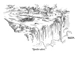 "Spoiler alert." - New Yorker Cartoon Premium Giclee Print by Shannon Wheeler