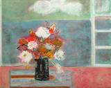 Bouquet Sur La Nappe Rose Limited Edition by Gilles Gorriti