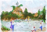 Paris, Les Buttes-Chaumont Collectable Print by Urbain Huchet