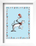 The Cat in the Hat: The Cat (on blue) Art by Theodor (Dr. Seuss) Geisel