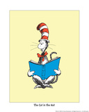The Cat in the Hat (on yellow) Affiches par Theodor (Dr. Seuss) Geisel