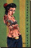 Love Me Or I Die Stretched Canvas Print by Kris Chisholm