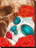 Skull & Roses Reproducción en lienzo de la lámina por Eric Quezada Skull & Roses Reproducción en lienzo de la lámina por Eric Quezada