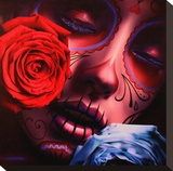 Amor Eterno Stretched Canvas Print by Daniel Esparza