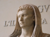 First Emperor of the Roman Empire, Marble Statue, Roman National Museum, Rome, Italy Photographic Print by Prisma Archivo 