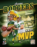 Aaron Rodgers 2011 NFL MVP Portrait Plus Fotografía Aaron Rodgers 2011 NFL MVP Portrait Plus Fotografía