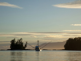 Troller at Sunset, Southeast Alaska Near Ketchikan, Usa Photographic Print by Savanah Stewart