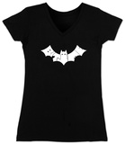 Juniors: V-Neck - Bite Me Bat Vêtements