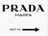 Prada Marfa Sign Leinwand von Elmgreen and Dragset 