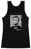 Juniors: Tank Top - Lincoln - Gettysburg Address Camiseta
