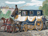 Horse-Drawn Omnibus by H. Linton in 'L'Univers Illustre' (1862) Photographic Print by Prisma Archivo 
