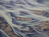 Aerial of Holsa River Delta Fingers, Reykjavik, Iceland Photographic Print by Josh Anon
