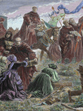 Sale of Indulgences in Germany in Opposition to the Doctrine Preached by Luther in His 95 Theses Fotografie-Druck von Prisma Archivo 