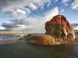 Composite of Fly Geyser at Sunrise, Gerlach, Nevada, Usa Photographic Print by Josh Anon