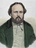 Pierre Joseph Proudhon (1809-1865). French Politician, Mutualist Philosopher and Socialist Photographic Print by Prisma Archivo 