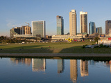 Downtown Vilnius, Lithuania Photographic Print by Bill Bachmann
