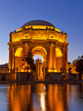 Palace of Fine Arts at Dusk in San Francisco, California, Usa Photographie par Chuck Haney