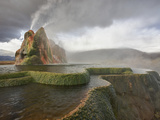 Composite of Fly Geyser at Sunrise, Gerlach, Nevada, Usa Photographic Print by Josh Anon
