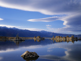 Lake Reflections in South Tufa Area, Mono Lake, California, Usa Photographic Print by Dennis Flaherty