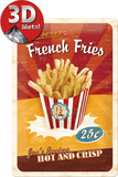 French Fries Cartel de chapa