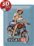 Ducati Pin up Plakietka emaliowana