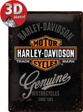 Harley-Davidson Genuine Logo Tin Sign