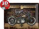 Harley-Davidson Brick Wall Plechová cedule