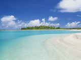 Beach, Rangiroa, French Polynesia Photographic Print by Douglas Peebles
