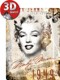 Marilyn Monroe Portrait-Collage Tin Sign