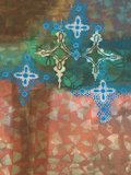 Diamond Pattern II Reproduction transférée sur toile par Tiffany Dow