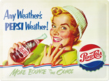 Pepsi Weather Plakietka emaliowana
