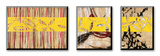 Wood and Weight, Medallion II, Weaving Series Druck aufgezogen auf Holzplatte von Nina Tichava