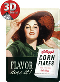 Kellogg's Flavor Does It Blechschild