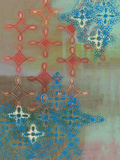 Diamond Pattern I Kunstdruk op gespannen doek van Tiffany Dow Diamond Pattern I Kunstdruk op gespannen doek van Tiffany Dow