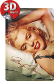 Marilyn Monroe Kopfkissen Blechschild