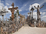 Hill of Crosses, Siauliai, Central Lithuania, Lithuania Photographic Print by Walter Bibikow