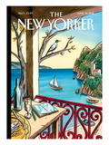 The New Yorker Cover - April 18, 2011 Premium Giclee Print by Jacques de Loustal