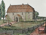 Prisma Archivo - Lutheran Church, Built in 1743, Trappe, Usa Fotografická reprodukce Prisma Archivo - Lutheran Church, Built in 1743, Trappe, Usa Fotografická reprodukce