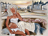 Les Amants du Pont Neuf Posters van Pierre Farel Les Amants du Pont Neuf Posters van Pierre Farel