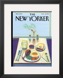 The New Yorker Cover - November 21, 2011 Impressão giclée emoldurada por Wayne Thiebaud