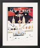 The New Yorker Cover - March 13, 1978 Impressão giclée emoldurada por Saul Steinberg The New Yorker Cover - March 13, 1978 Impressão giclée emoldurada por Saul Steinberg