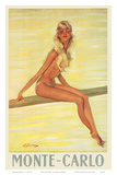 Monte-Carlo, France, c.1945 Posters af Jean-Gabriel Domergue