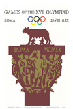 Games of the XVII Olympiad, Roma, c.1960 Posters by Armando Testa