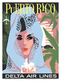 Delta Air Lines: Puerto Rico Poster