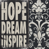 Stephanie Marrott - Hope Dream Inspire - Poster
