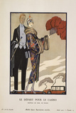 Le Depart Pour Le Casino Posters by Georges Barbier