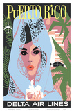 Delta Air Lines: Puerto Rico Poster